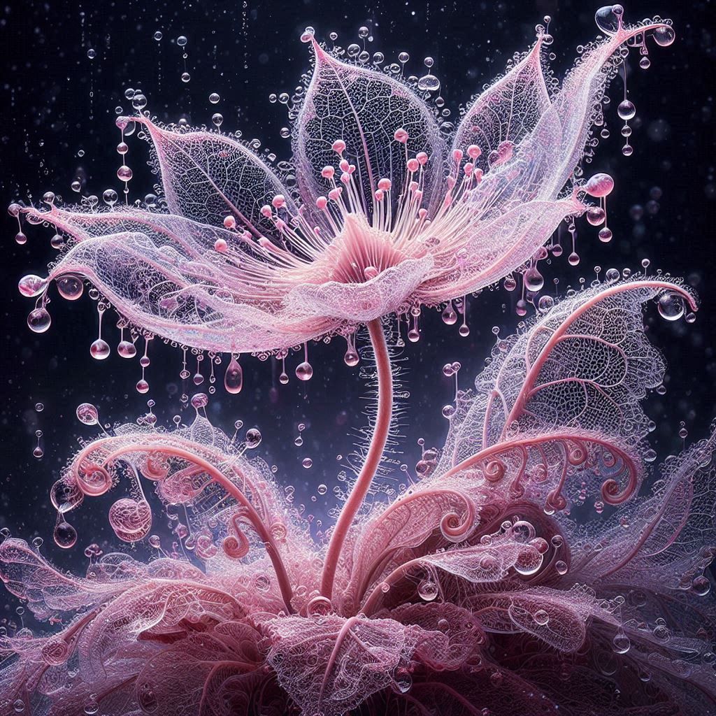 Chantilly Lace pink flower