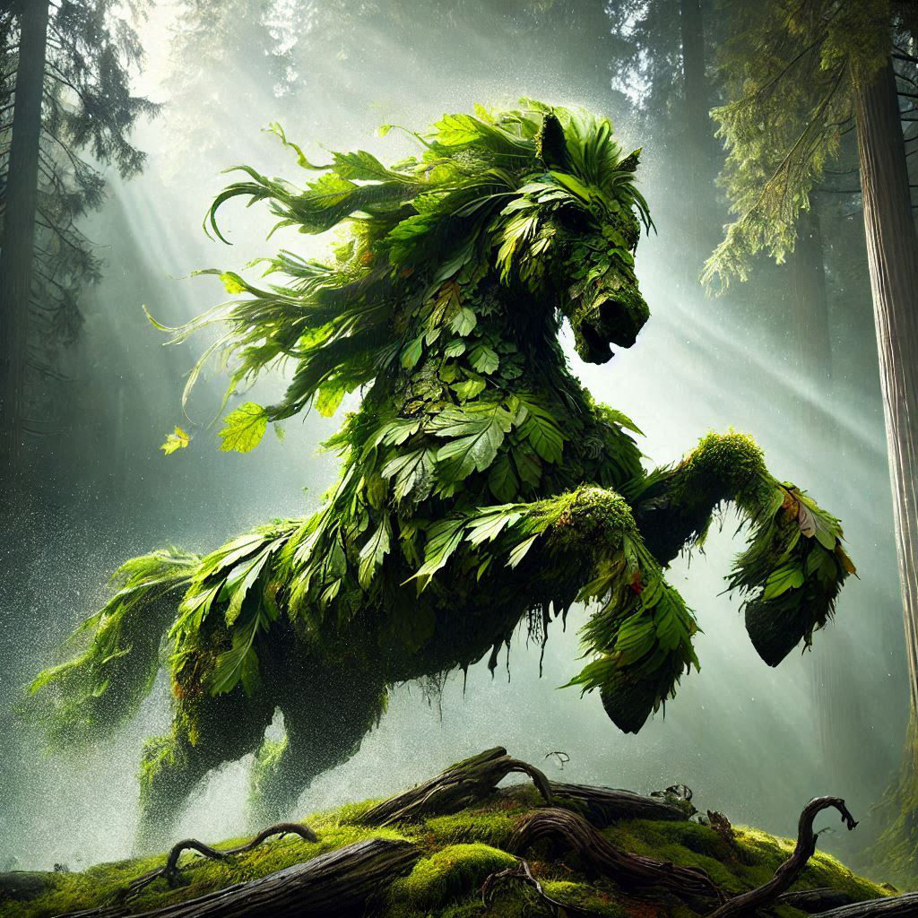 Leafing The Forest Behind