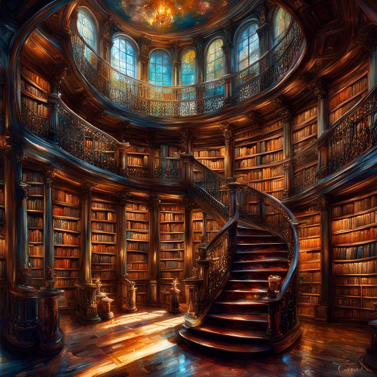 Library  by @Sophie Curtis