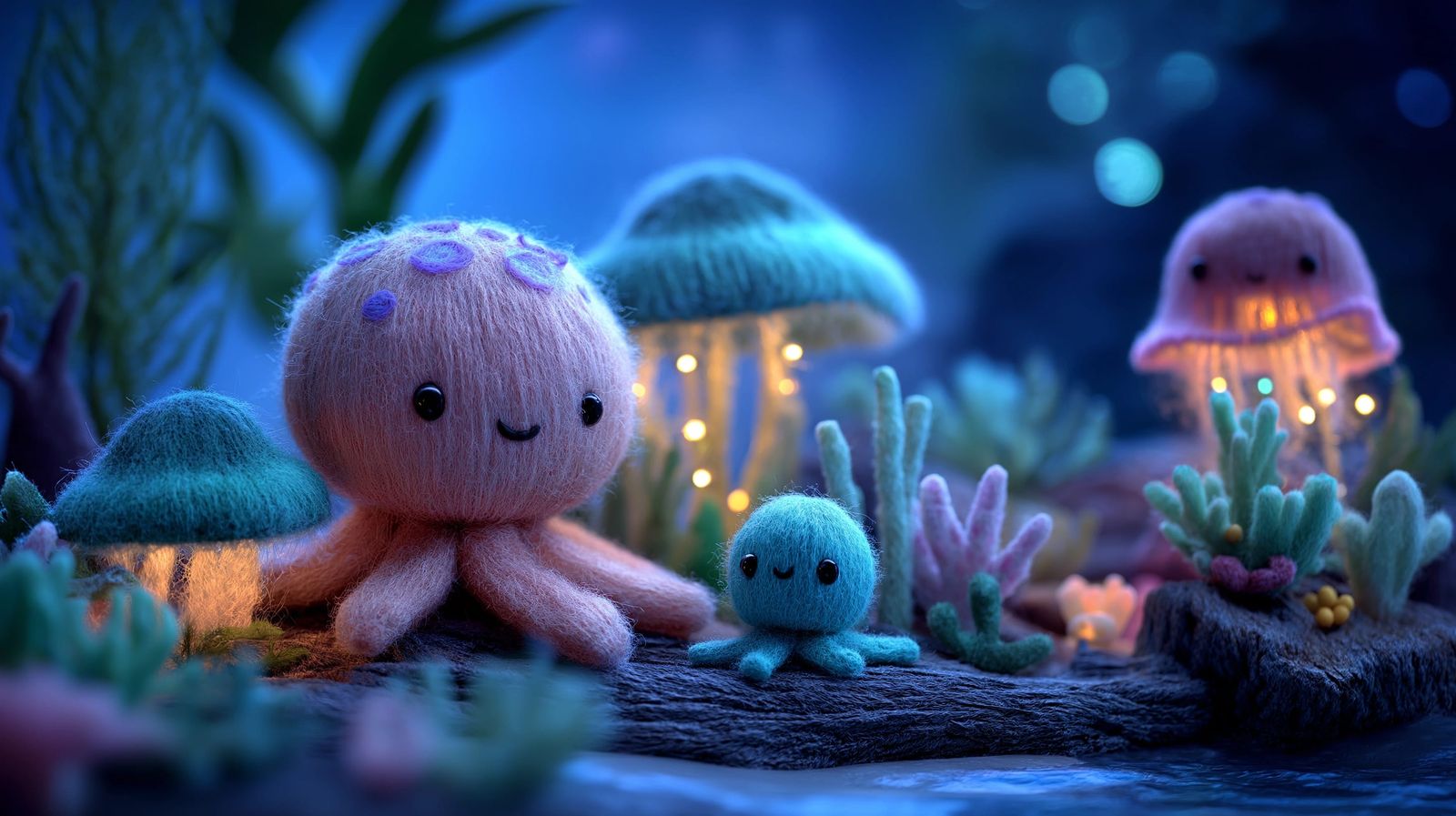 Felted Deep Sea Wonders