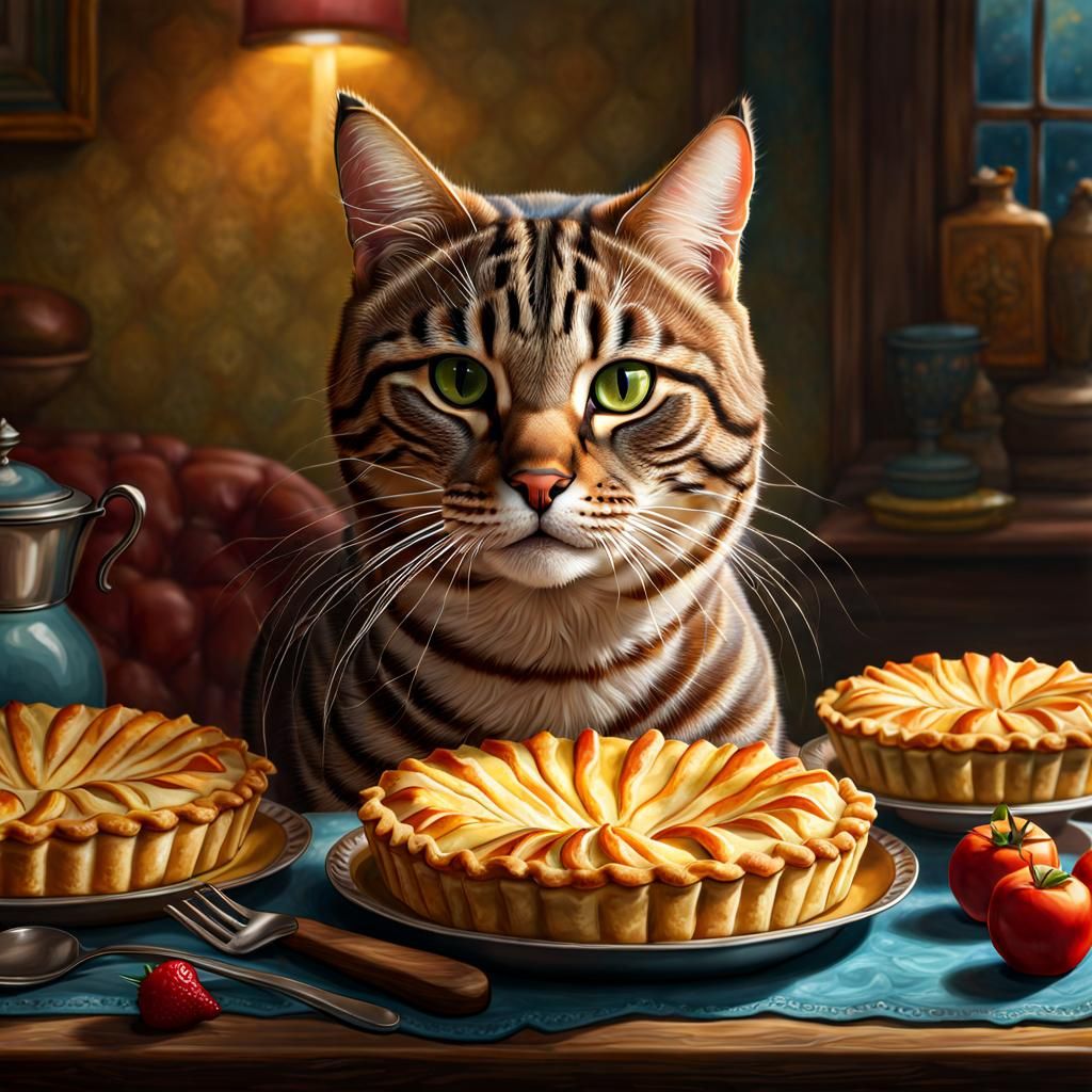 Tabby Cat Ai Generated Artwork Nightcafe Creator