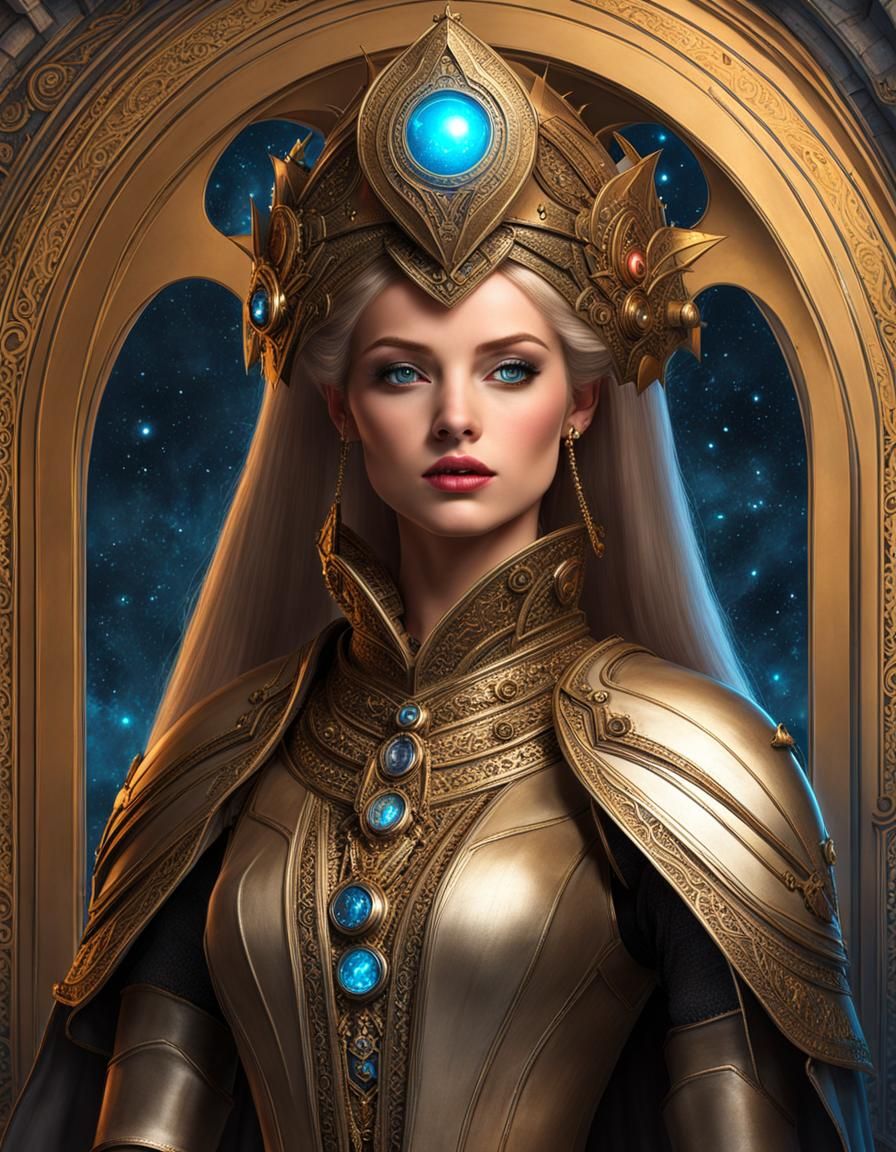 Medieval Sci-Fi Queen - AI Generated Artwork - NightCafe Creator