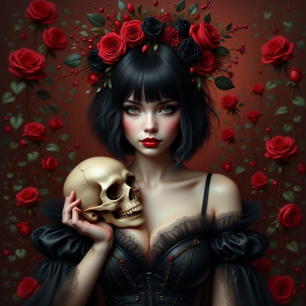 Gothic Goddess with Dark Romance