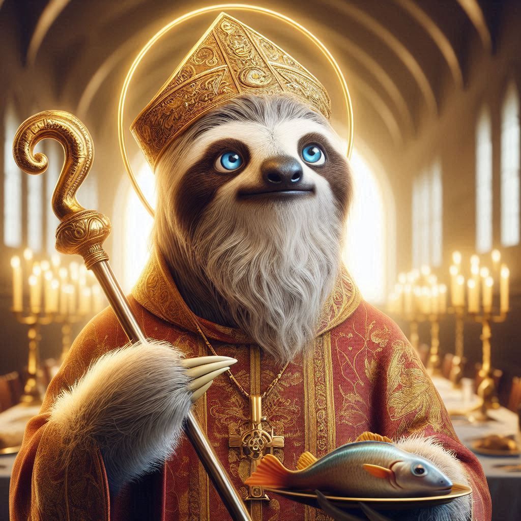 Saint Slothric of Augsburg, patron saint against vertigo and...