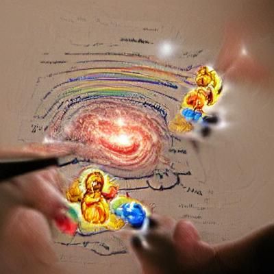God Creating Universe in Seven Days