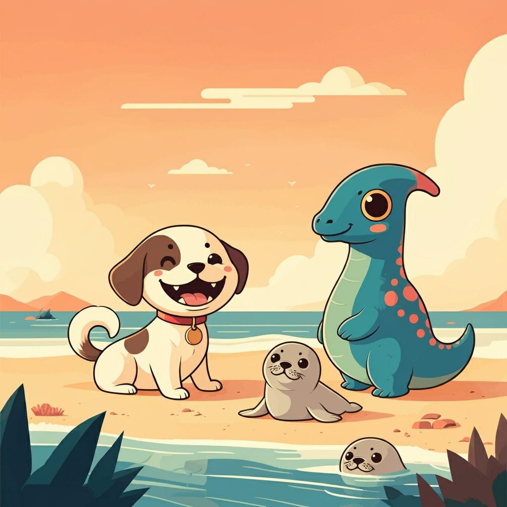 Puppies, baby seals, and chibi parasaurolophus, oh my!