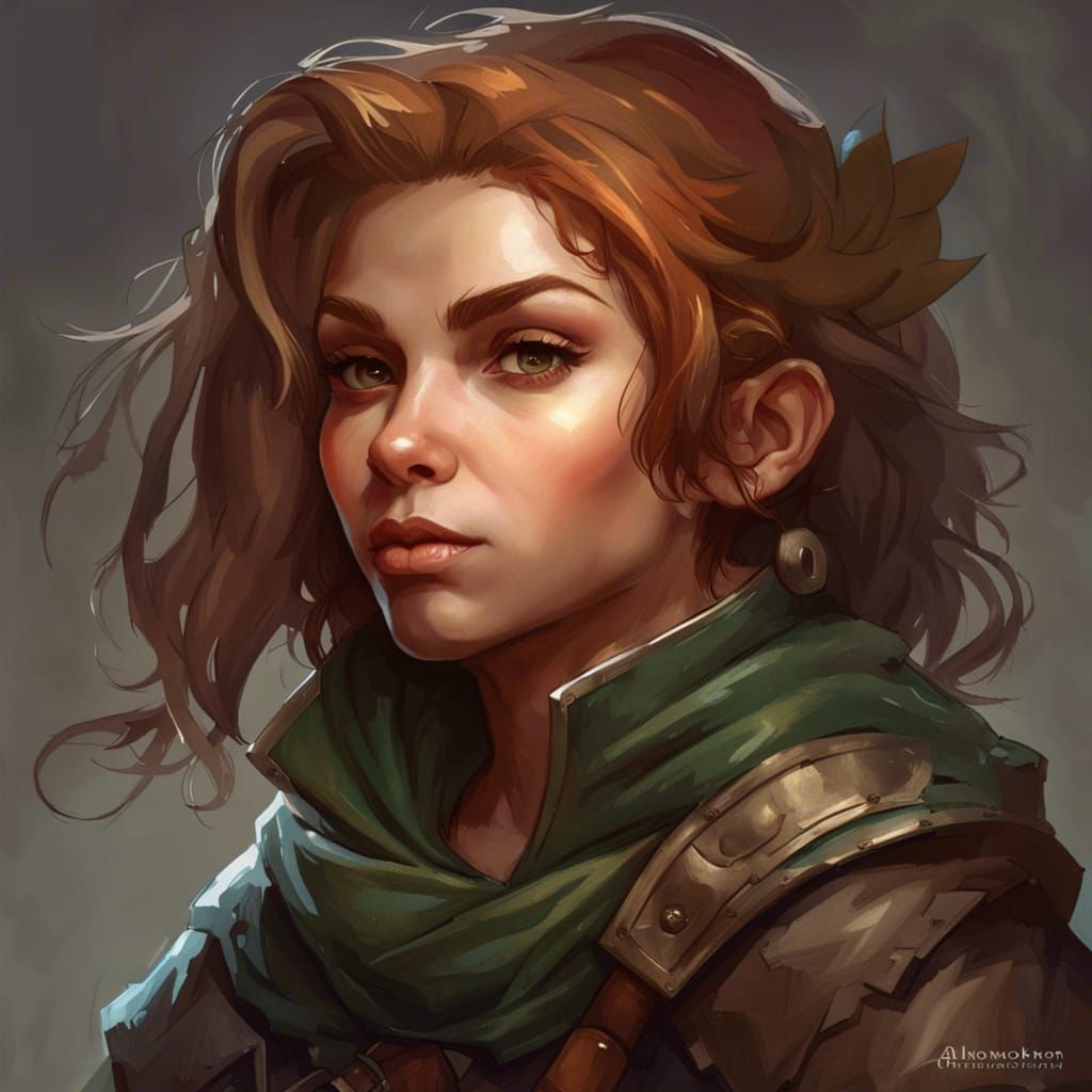 female halfling rogue - AI Generated Artwork - NightCafe Creator