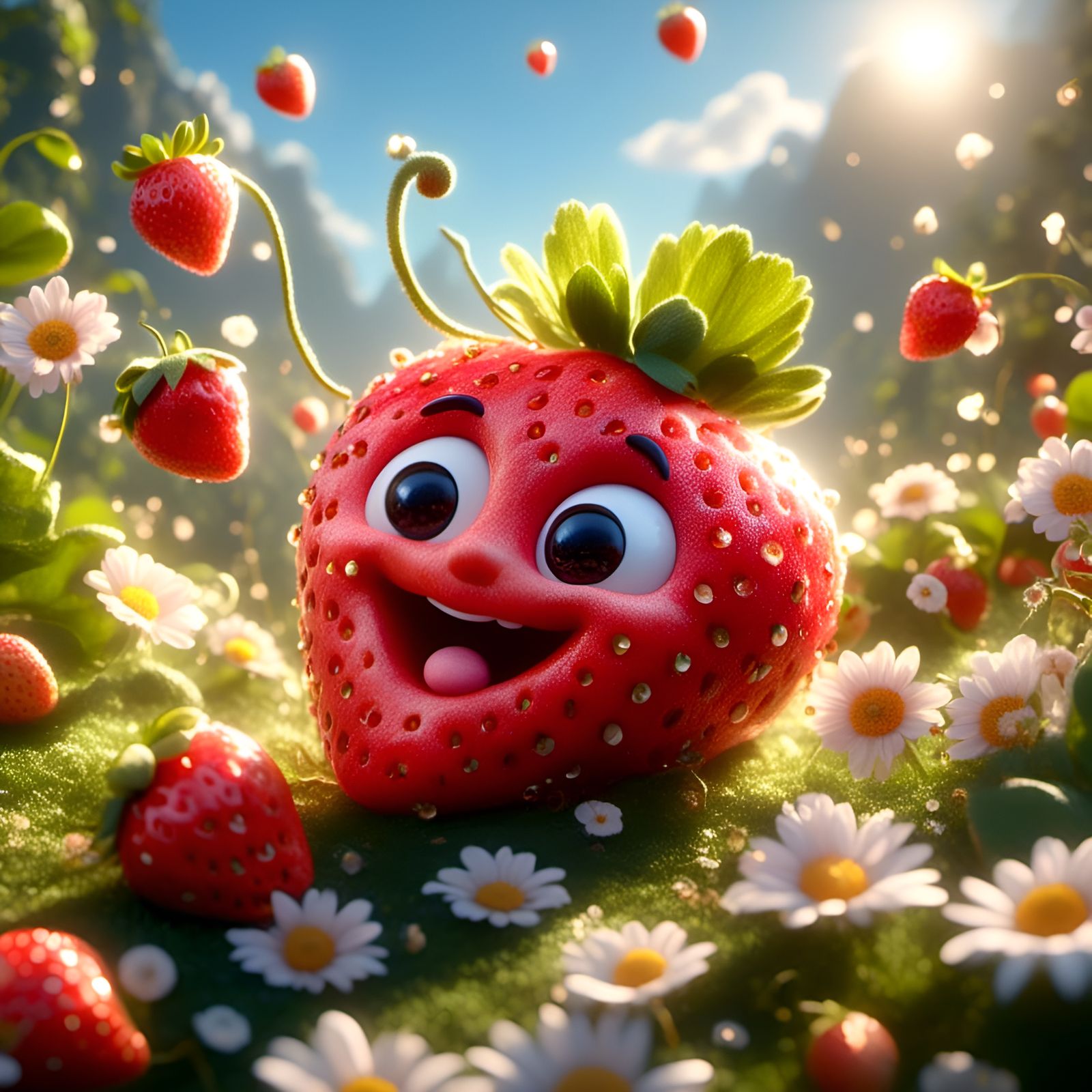 "That's the last straw! I love you berry much, Valentine!"
