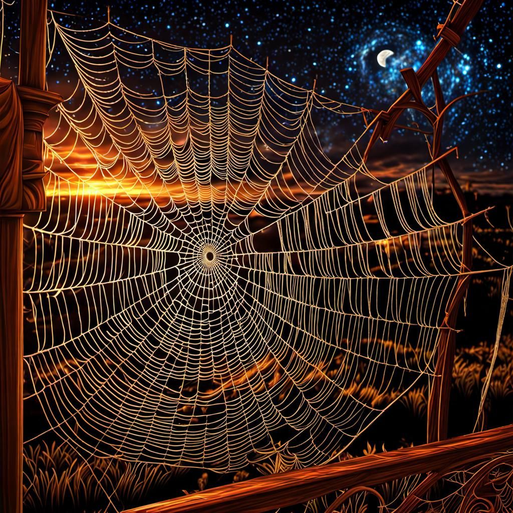 "Night of the Web"  by @Trells