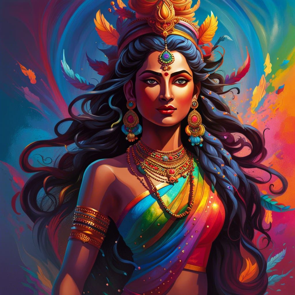 She is Priya  by @Criptovini