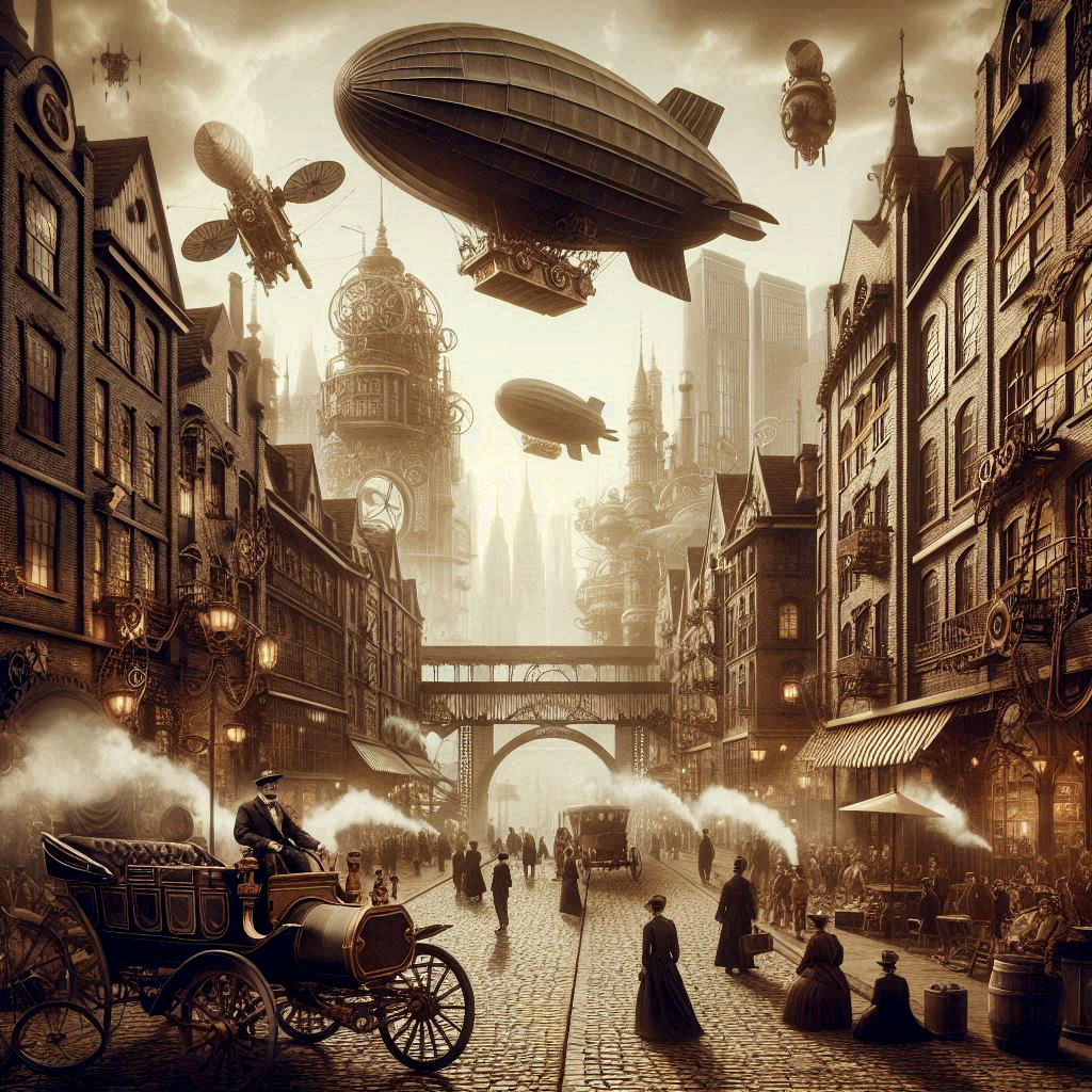 Steampunk street