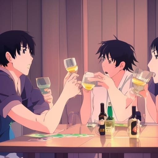 men get drunk at a bachelorette party, Studio Ghibli, Anime ...