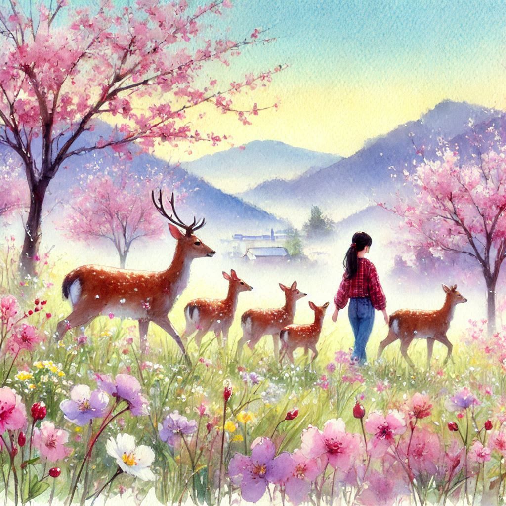 Walking with friends