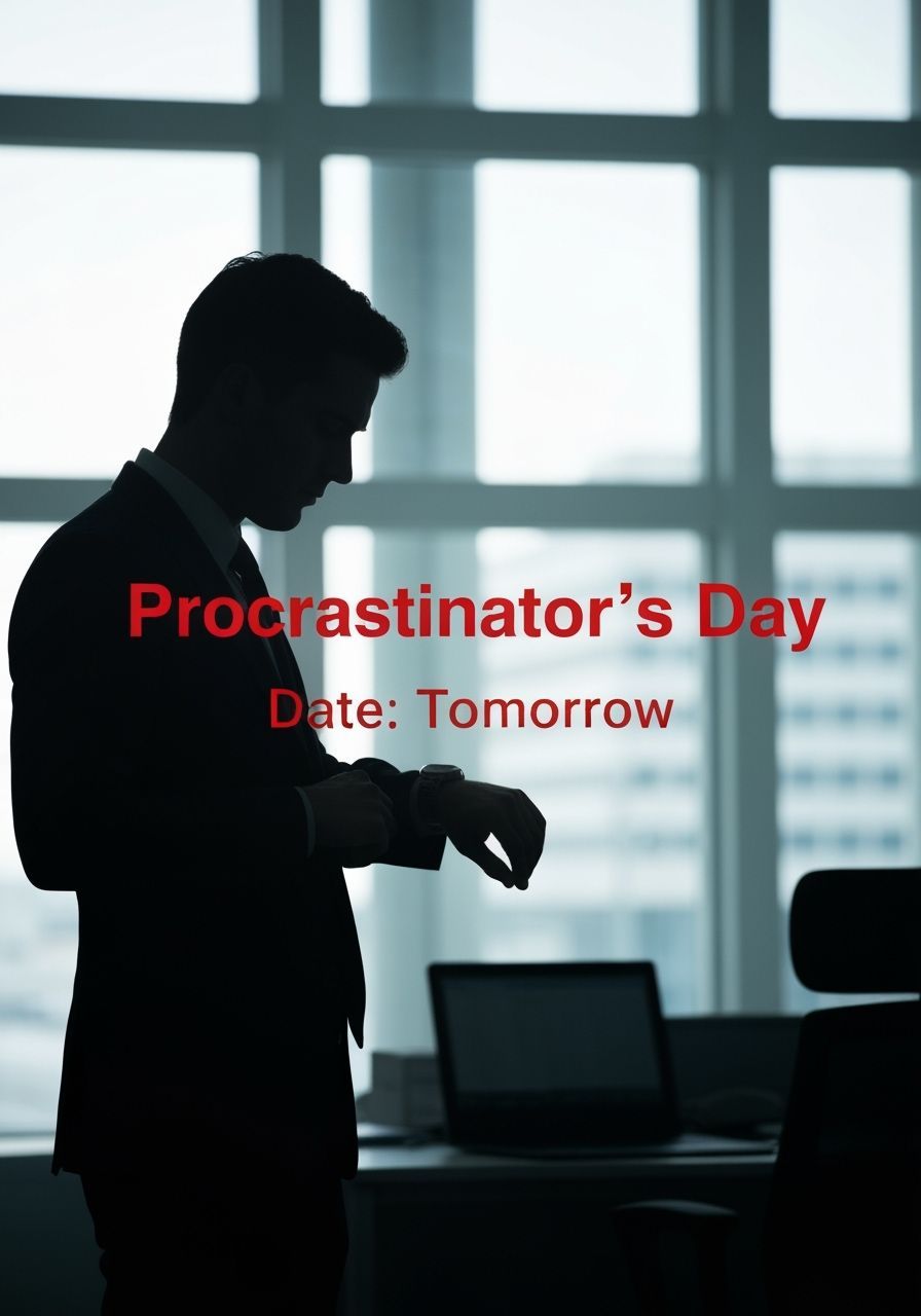 Procrastinator's Day  by @Zepp