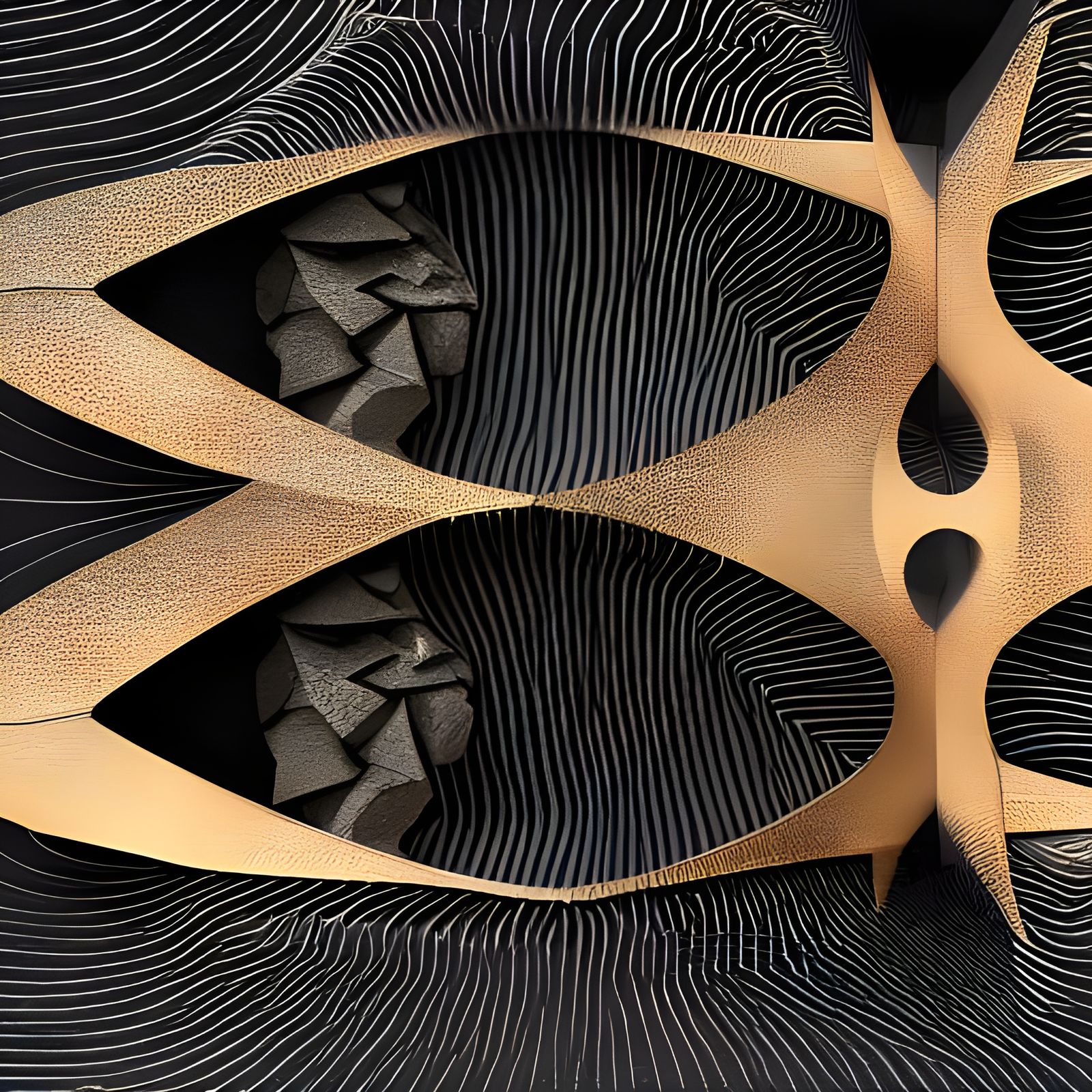 Built-in Sculptural Elements...