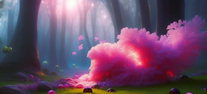 Magical Grapes in a Rococo Fantasy World