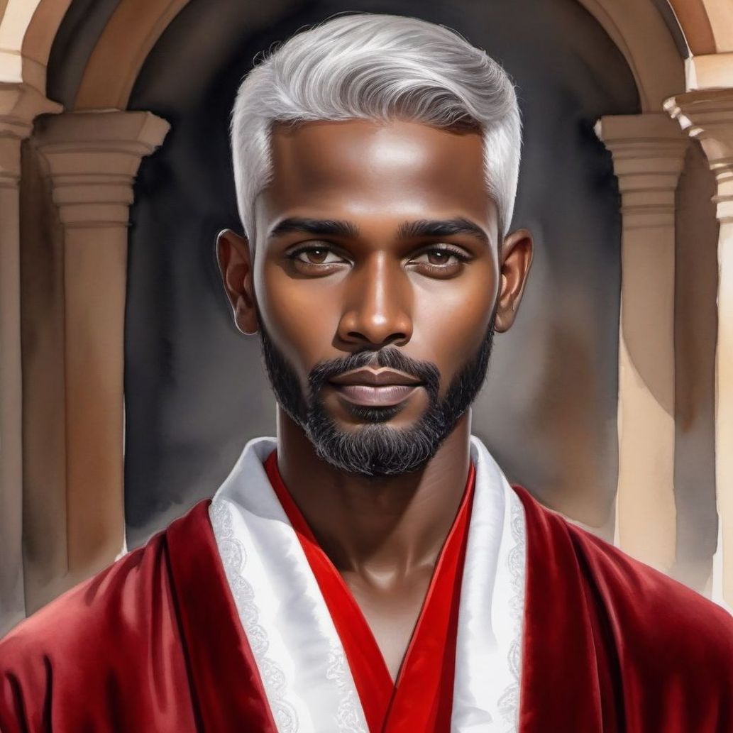 Jischmael, a handsome bearded man