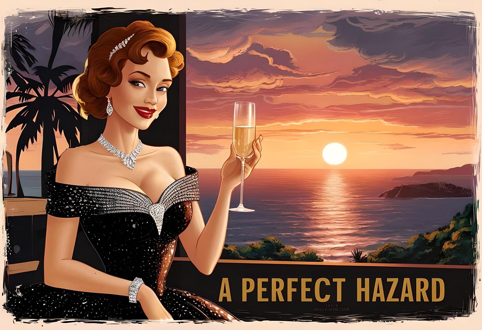 A movie poster 'A PERFECT HAZARD'