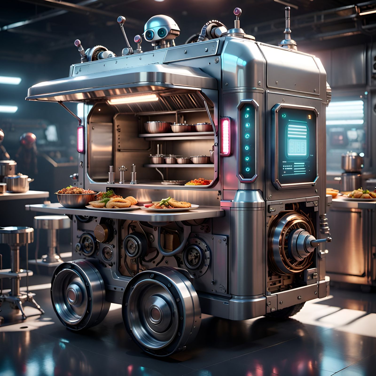Tech-Enhanced Food Truck  by @Jane77755