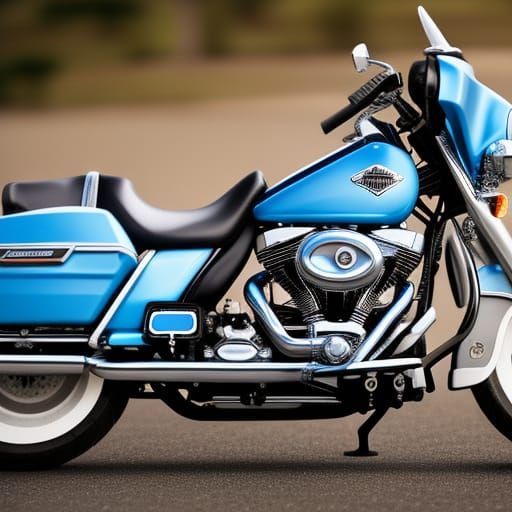 2007 Harley-Davidson Electra-Glide - AI Generated Artwork - NightCafe ...