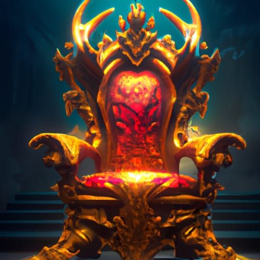 Majestic Throne - AI Generated Artwork - NightCafe Creator