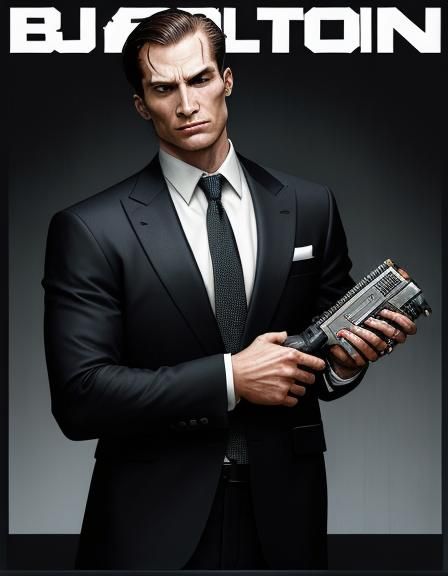 sweating over presented business card Rolex watch on wrist a...