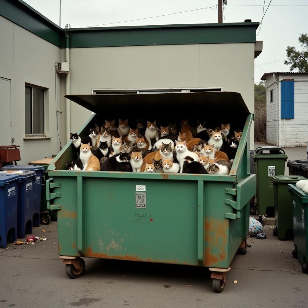 I cut through the back of the local animal shelter the other...