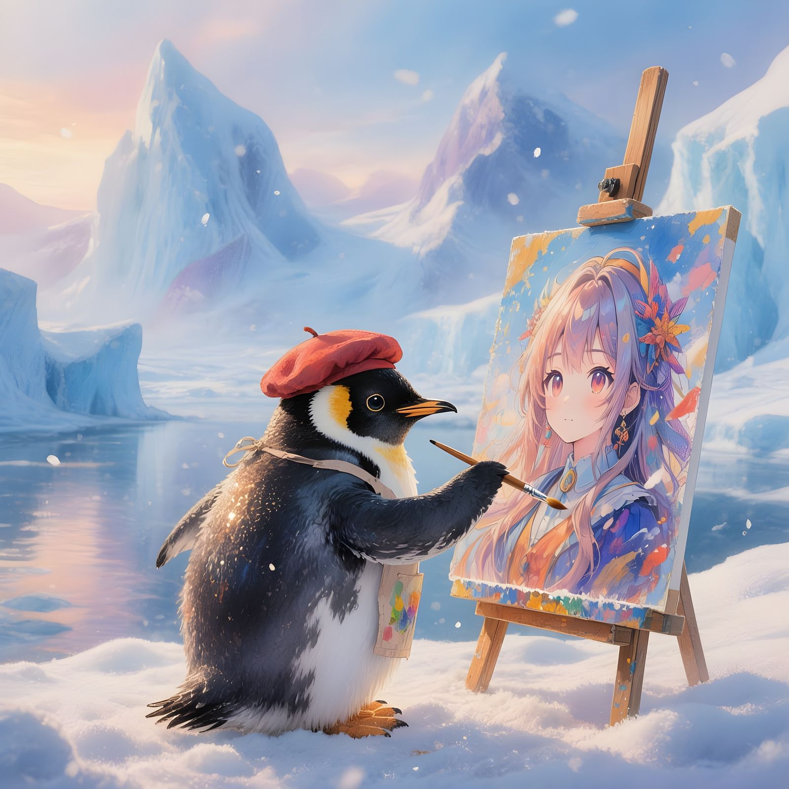 Open Prompt #33: Arctic Artist🐧