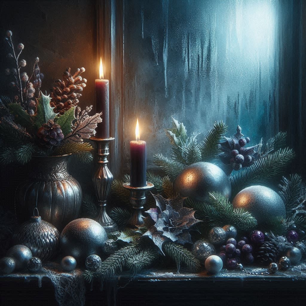 Frosty Midnight Still Life