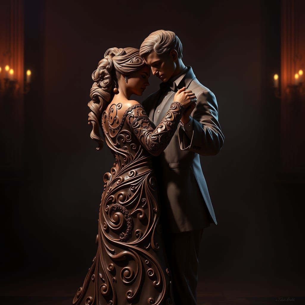 tango de chocolate   by @Corn Clay