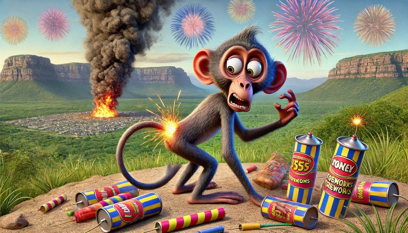 Bobbejane van Magaliesberg hou Nuwejaar 💥 01