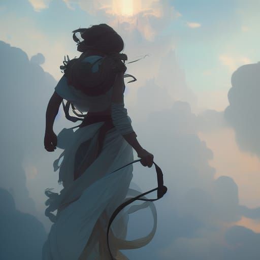 Walking on cloud