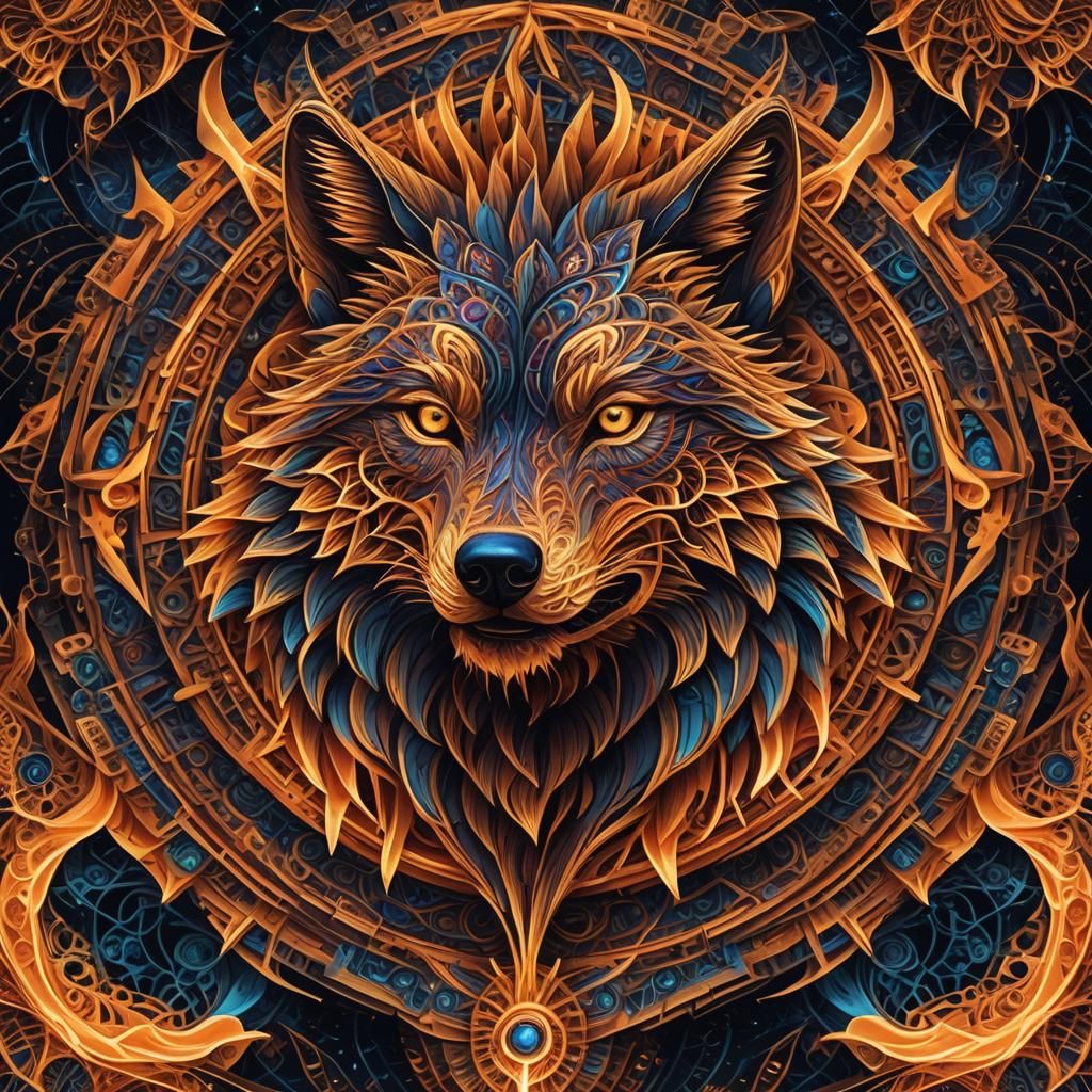 The Wolf from my mind   by @ThatGuyOz