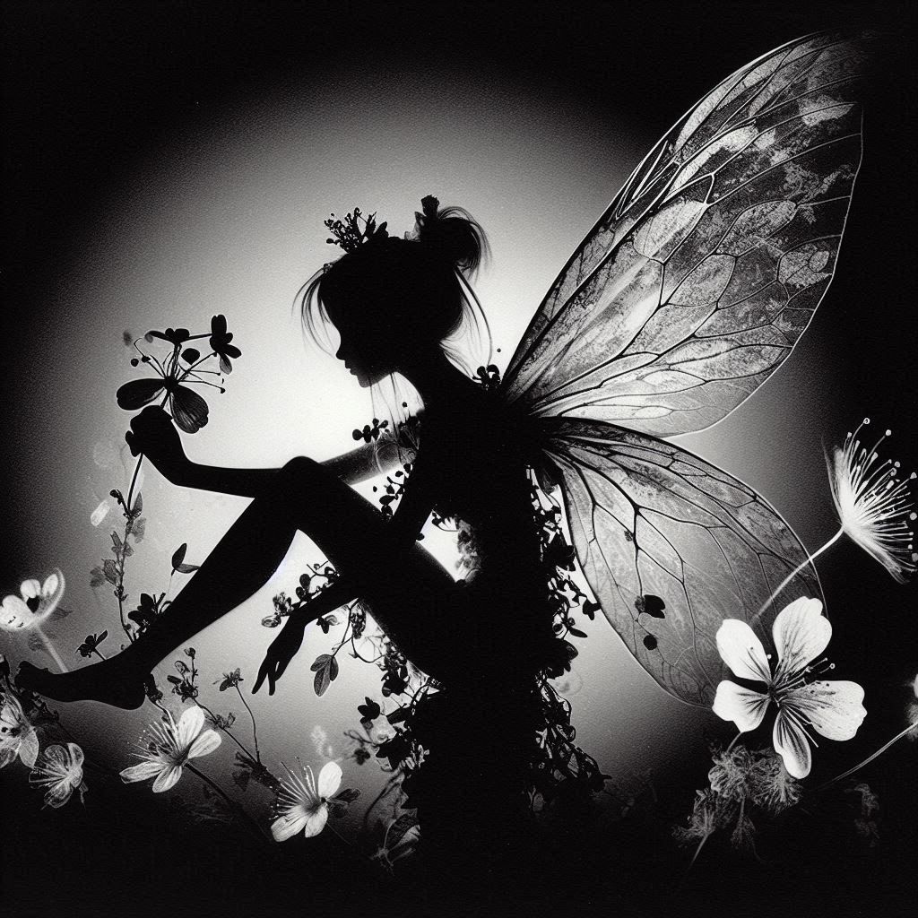 August 2024 Art Jam Images  fairy and photograms