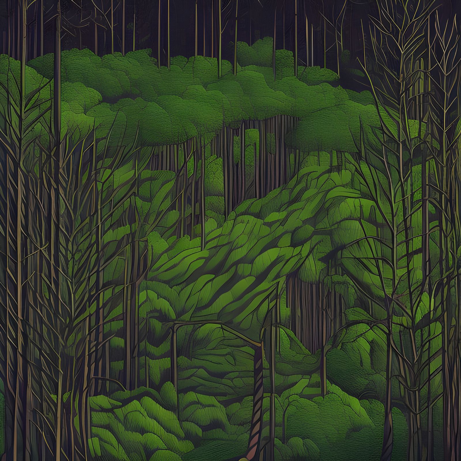 Flash Forest AI Generated Artwork NightCafe Creator