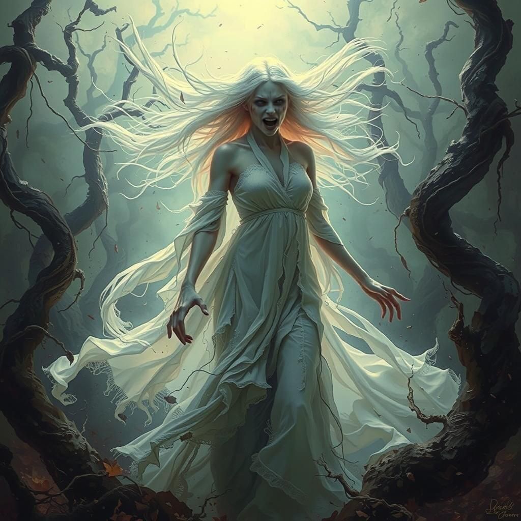 Banshee - "My presence heralds your end."  by @Gabi