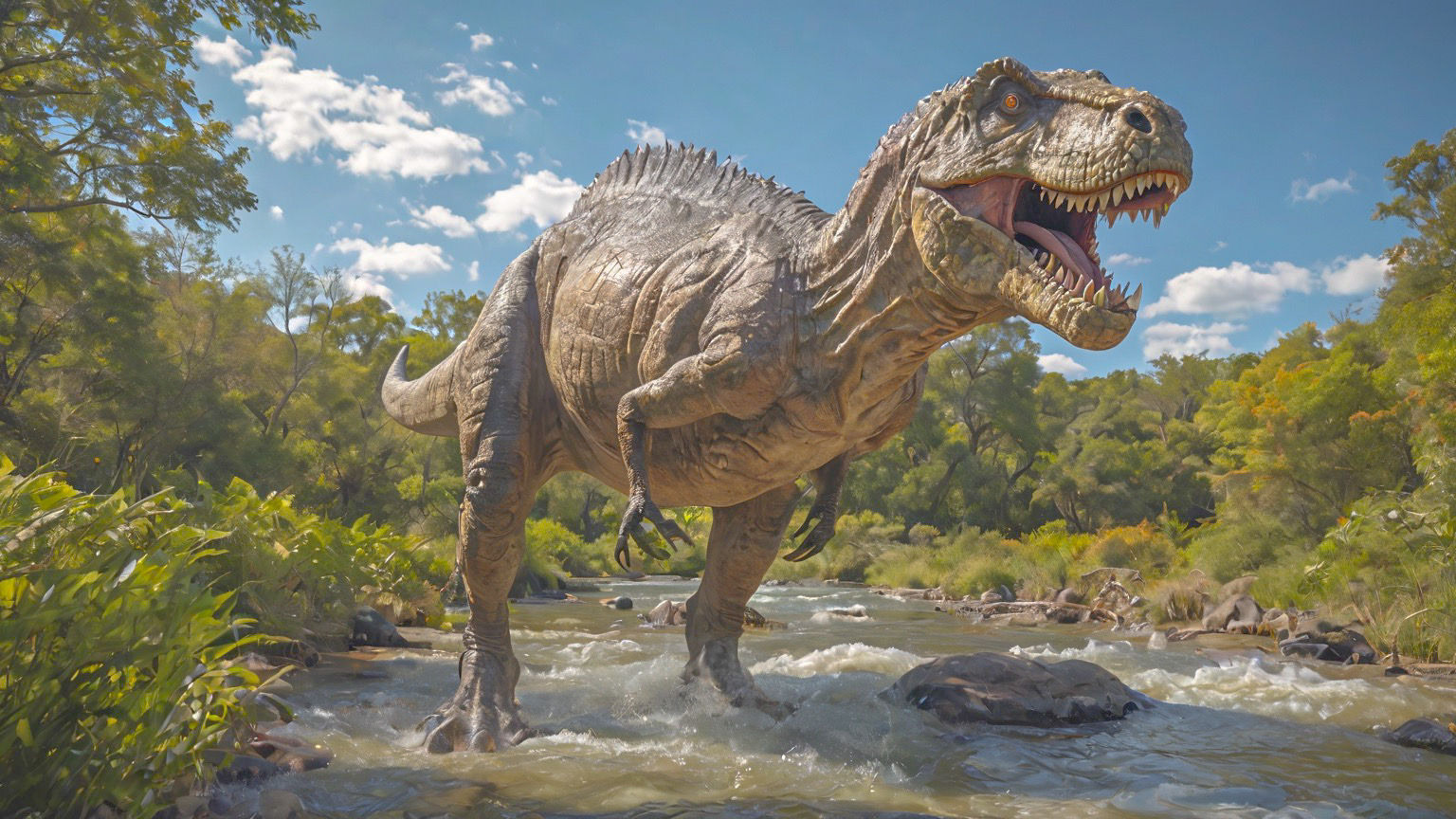 T Rex Roaming His Home🦖