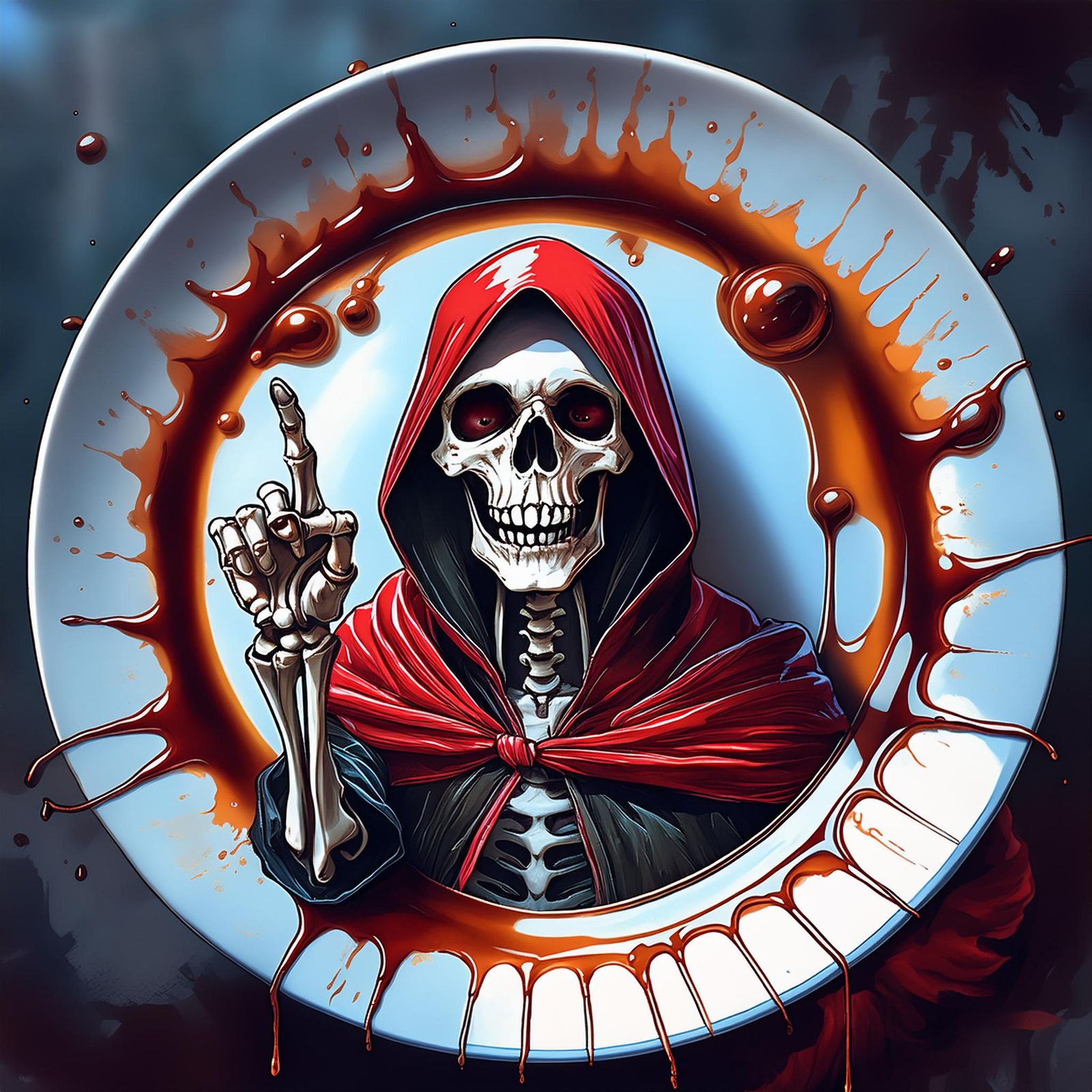 coffee oracle in red