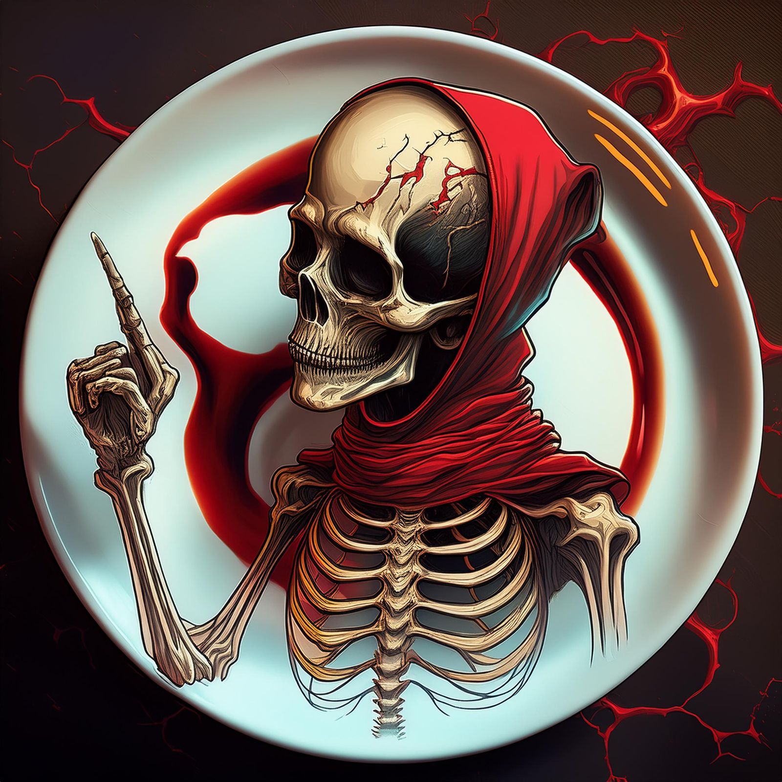 coffee oracle in red