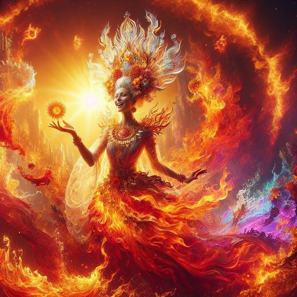 Fun with Fire  by @Perky1245