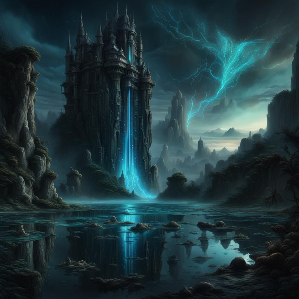 Ominous Castle 🏰 - AI Generated Artwork - NightCafe Creator