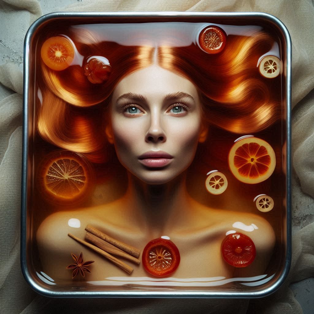 Woman in aspic