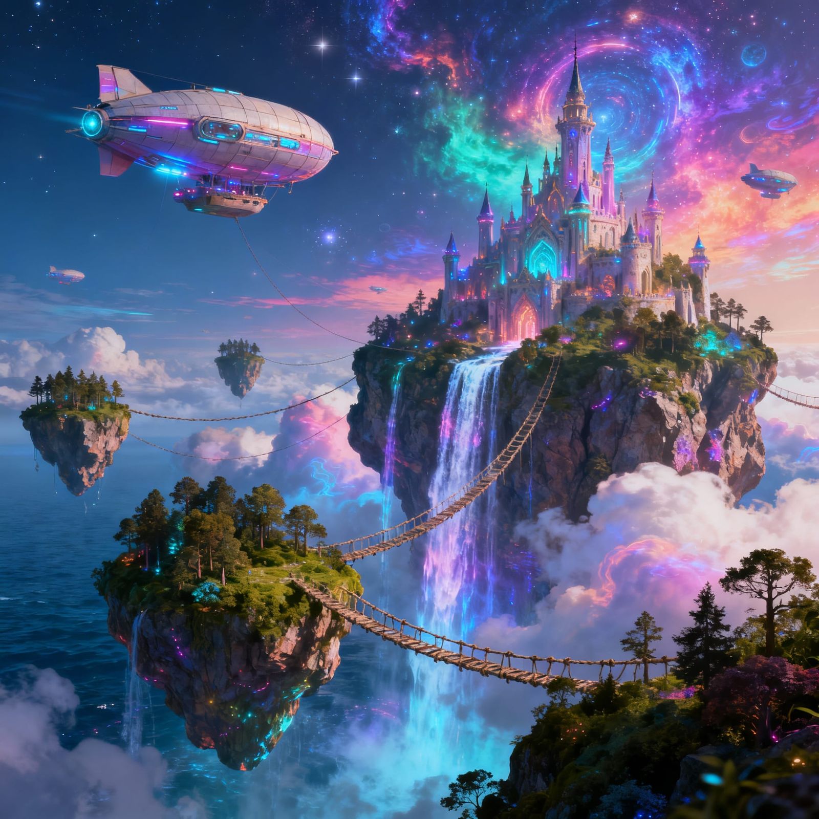 Somewhere In A Distant Galaxy- A Cinderella Castle  by @Solissa