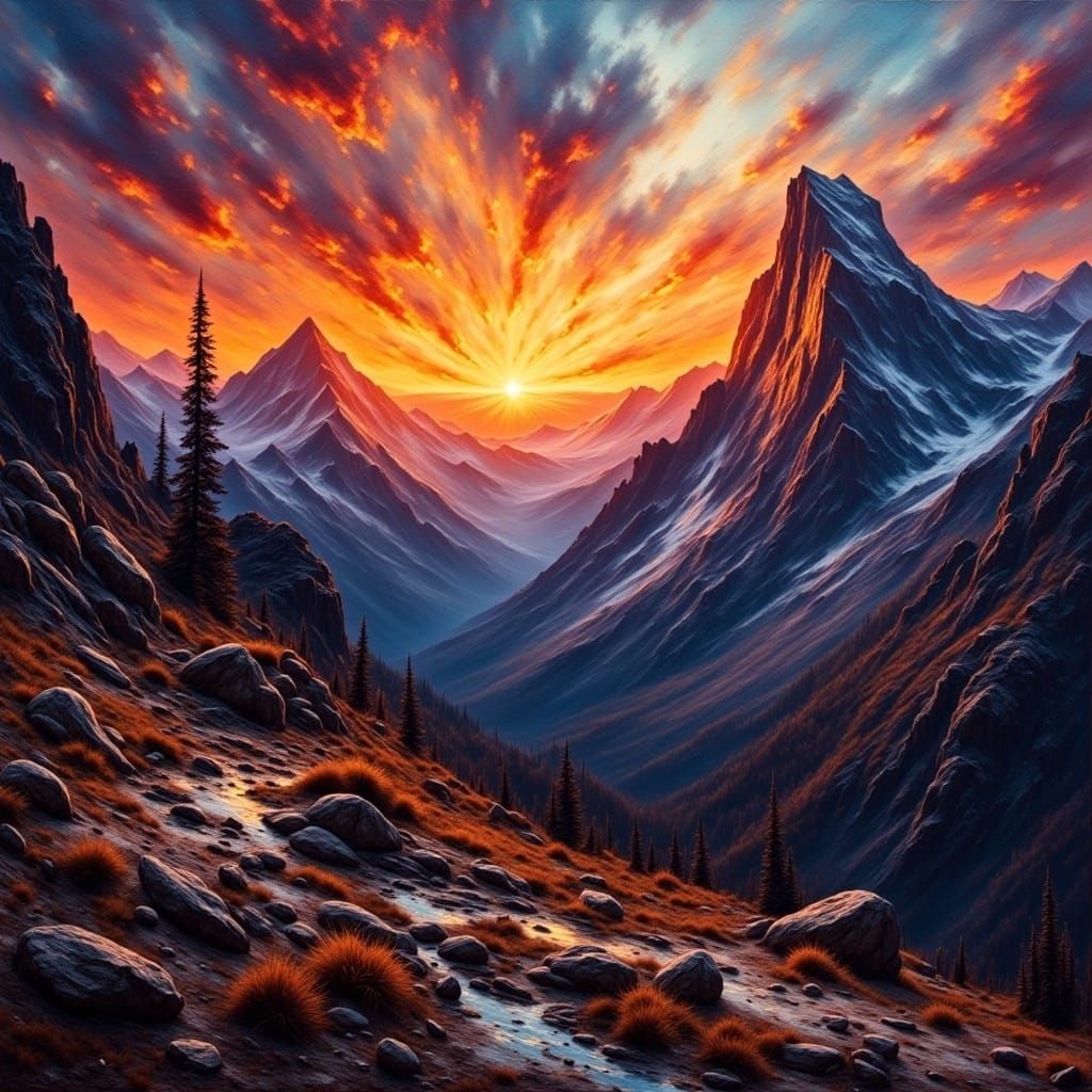 Grungy Oil Paintings