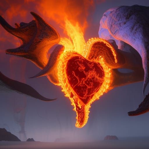 Heart in your mouth going down in flames