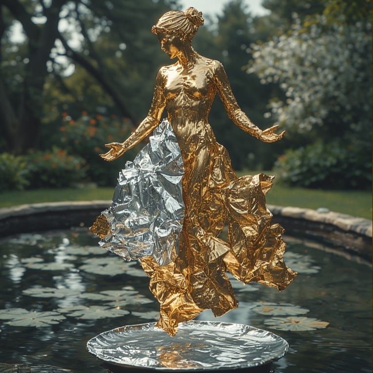 Foil statuette