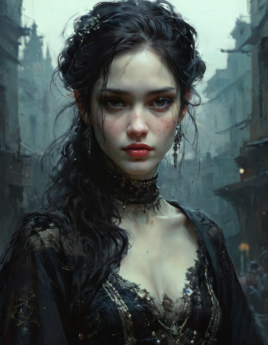 Gothic Woman  by @Superbear