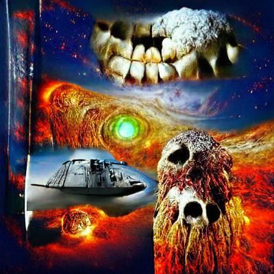 Doomsday machine realistic cosmic horror surreal dystopian