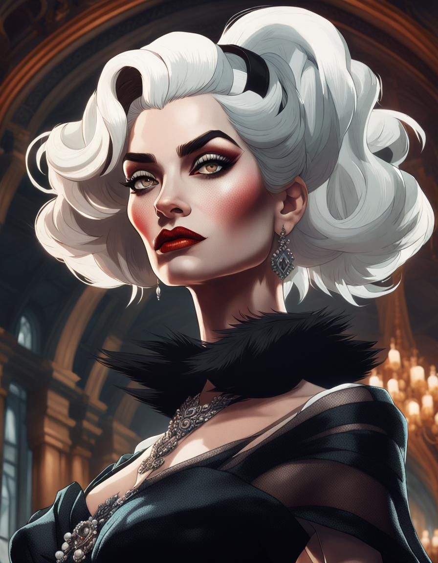 Cruella de Vil   by @KrisB