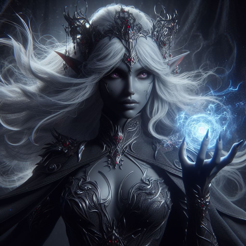 Drow sorceress